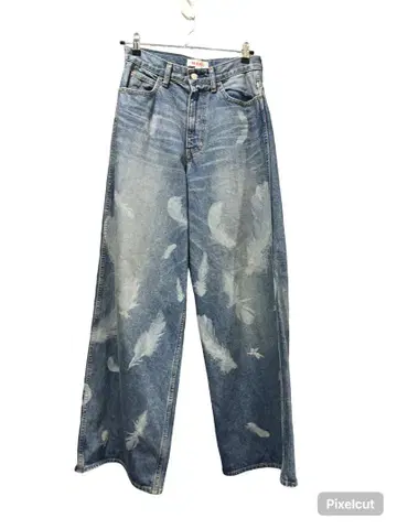 MASU BOYS FEATHER BAGGY JEANS 44