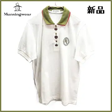 택 포함 새상품 Munsingwear 피케 셔츠 L 레어