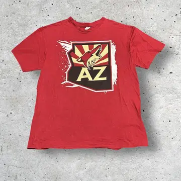 00s Fry's Food Storesx 코요테즈 빨간색 티셔츠 XL