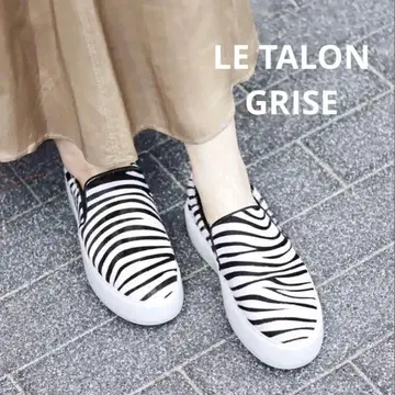 LE TALON GRISE 통굽 슬립온 M