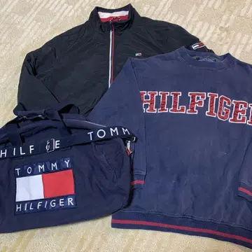 TOMMY JEANS 점퍼 L & 트레이너 M & 백 3점 세트