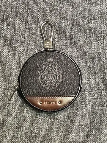 Berluti 원형 코인 케이스 블랙
