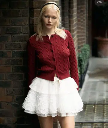 THETOE BAKER CARDIGAN (RED)