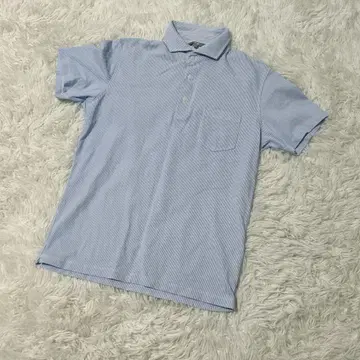 [ c5449 ] UNIQLO 피케 셔츠 반팔 블루