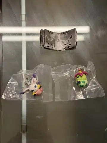 디지몬 어드벤처 메지루시 액세서리 2점 세트 테일몬 파루몬