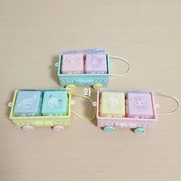 산리오 BABY 기차 케이스 스탬프 세트