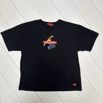 Dickies 스케이트보드 티셔츠 XL 블랙 새상품급