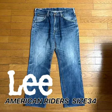 Lee AMERICAN RIDERS 부츠컷 데님 팬츠 34