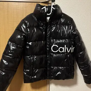 Calvin Klein 블랙 다운 자켓
