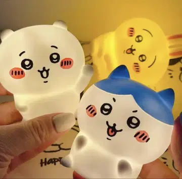 치이카와 (먼작귀) 하치와레 토끼 빛나는 라이트 3종류 세트 LED