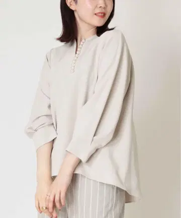 진스 펄 키넥 블라우스 예쁜 스타일