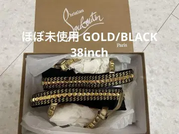 Christian Louboutin 스터드 샌들 블랙/골드