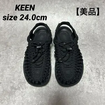 [새상품급] KEEN 킨 유니크 UNEEK 블랙 24cm