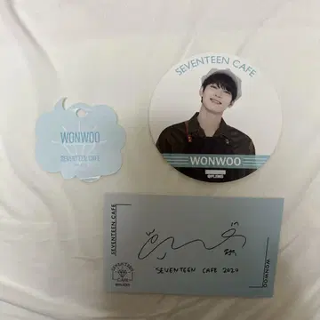 SEVENTEEN CAFE 2020 Wonwoo 세트