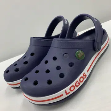 새상품 여성용 L 사이즈 LOGOS 경량 발수 클로그 샌들 네이비 컬러
