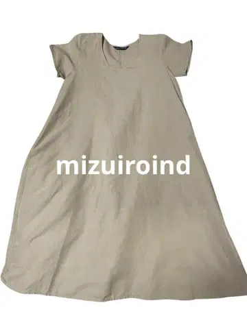 mizuiroind 미즈이로인드 코튼 린넨 롱 원피스 A라인
