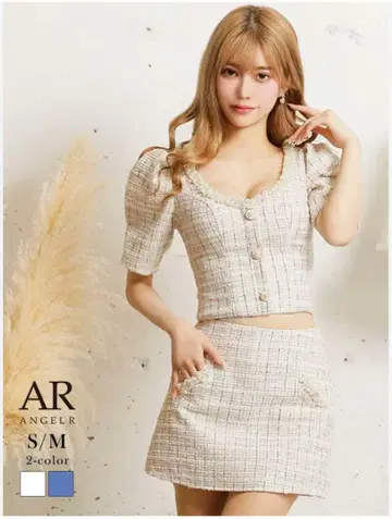 AR ANGELR 트위드 드레스