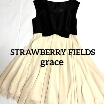 STRAWBERRY FIELDS grace 원피스 베이지/블랙