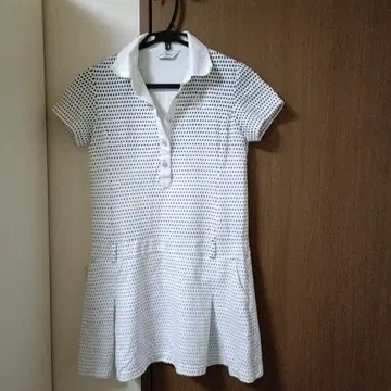 Munsingwear 도트 무늬 폴로 원피스 M 사이즈