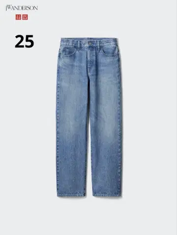 JW ANDERSON x UNIQLO 스트레이트 데님 25 블루