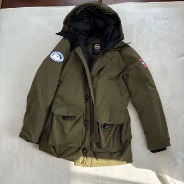 다운 자켓 L 사이즈 올리브