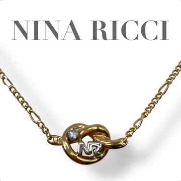 희귀 NINA RICCI 니나리치 빈티지 NR 로고 목걸이