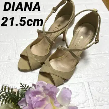 DIANA 다이애나 스웨이드 오픈토 힐 21.5cm