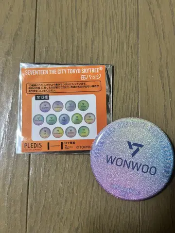 WONWOO 원우 캔뱃지 SEVENTEEN 도쿄 스카이트리