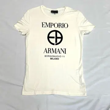 EMPORIO ARMANI 여성용 티셔츠 화이트 42 사이즈