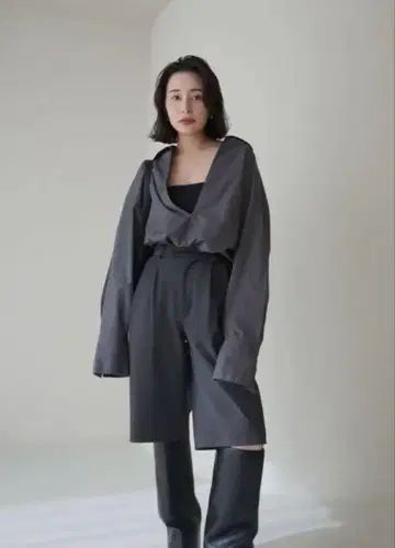SKIPPER SHIRT 스키퍼 셔츠 크레도나 그레이 셔츠