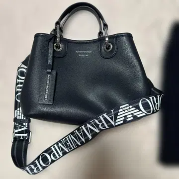 EMPORIO ARMANI 다크 네이비 토트백