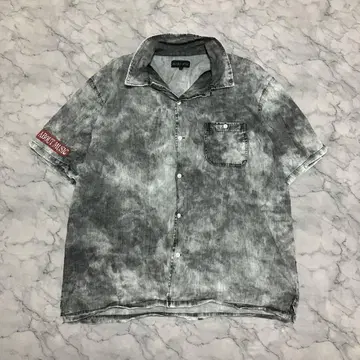 in the attic chemical wash open shirt