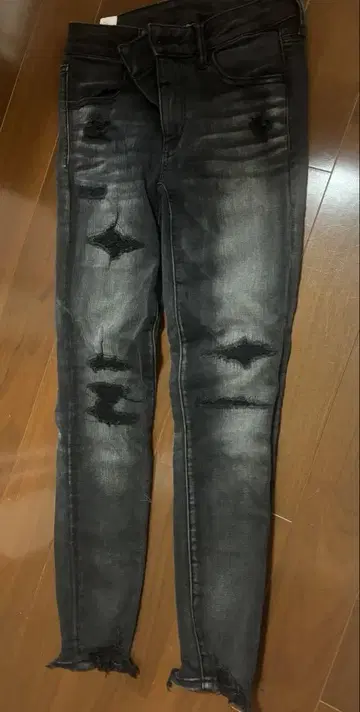 American Eagle 데미지 스키니 데님 38