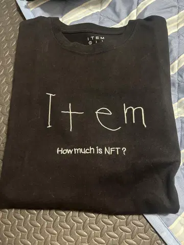 Item 티셔츠 사이즈 1 블랙