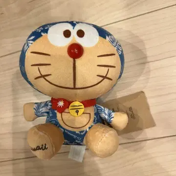 도라에몽 봉제 인형 하와이 한정판 선탠 알로하 패턴