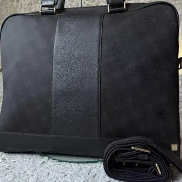 새상품급 2way dunhill 비즈니스 브리프 케이스 디에이트 브라운