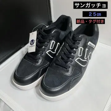 Sangacio 상가치오 블랙 가죽 스니커즈