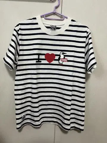 CHUMS 보더 티셔츠 S 사이즈