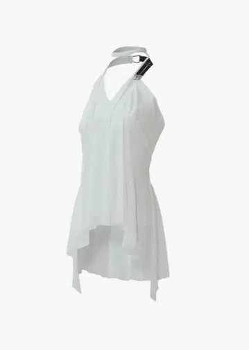 S clip halter tops flare the red thread