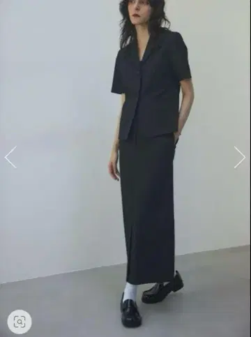 black by moussy 로우라이즈 슬릿 스커트 사이즈 1