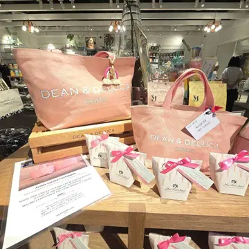 DEAN & DELUCA 토트백 하와이 한정판 핑크