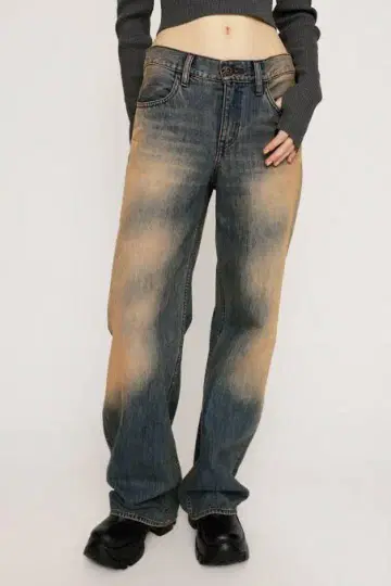 SLY 스라이 SILAS DYE L/W STRAIGHT PT-E 데님
