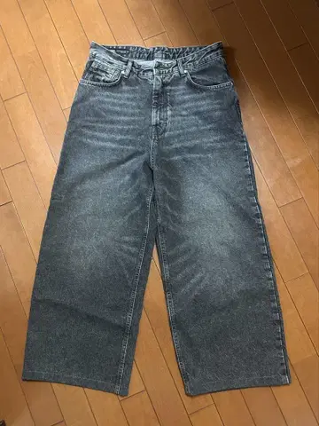 ZARA 와이드 레그 데님