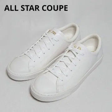 ALL STAR COUPE 가죽 로우 컷 화이트 24.5cm