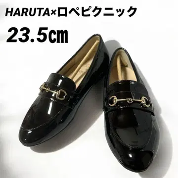 [새상품] ROPE' PICNIC HARUTA 로퍼 블랙 23.5