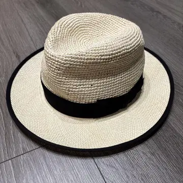 STETSON 밀짚모자 L 사이즈 베이지/블랙 panama hat