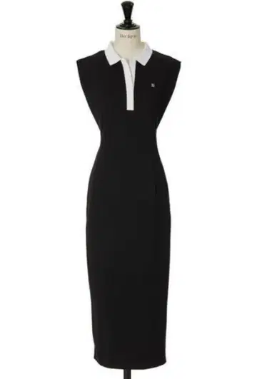 herlipto French Sleeve Polo Long Dress