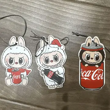 POP MART THE MONSTERS 라부부 코카콜라 카드 3 세트