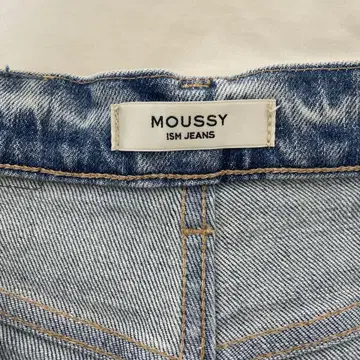 MOUSSY 라이트 블루 스트레이트 데님 ISM JEANS