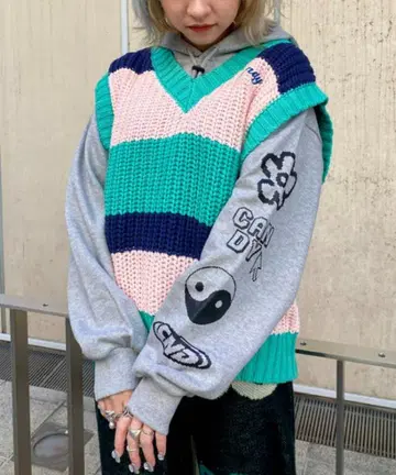 MULTI BORDER KNIT 베스트